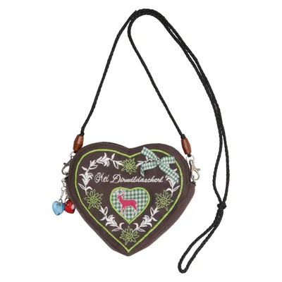 Shoulder-bag (Brown, Multicolored)