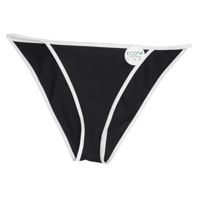 Bikini broekje (Zwart, Wit) van Dorina Elastaan, Polyester