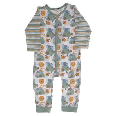 Sparkdräkt (Vit, Grön, Flerfärgad) från Alana Bomull, Elastan