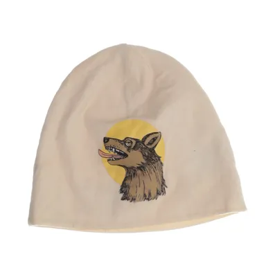 Bonnet (Beige) de Mini Rodini Coton, Polyuréthane