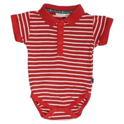Body (Röd, Vit) från Jojo Maman Bébé Bomull