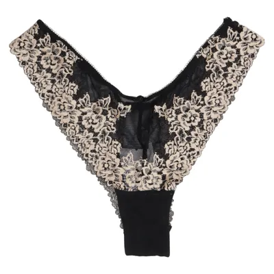 Slip (Zwart, Beige) van H&M Katoen, Elastaan, Polyamide, Polyester