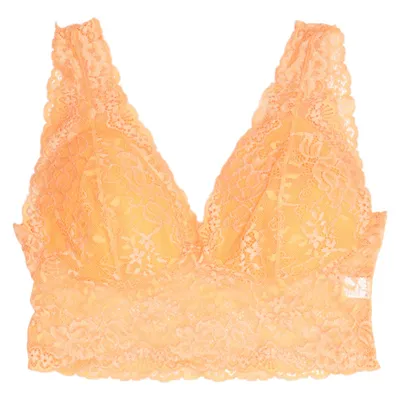 Brassière (Orange) de Missya Élasthane, Polyamide, Polyester