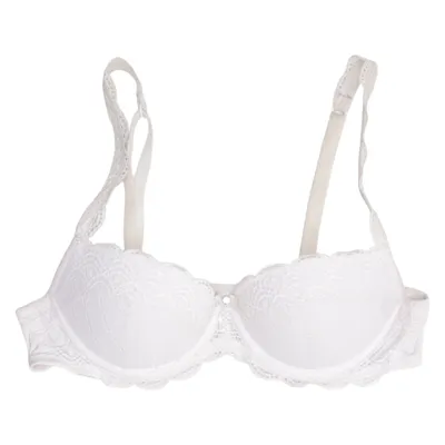Bra (White) from Viania Elastane, Polyamide, Polyester