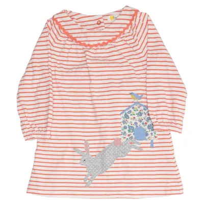 Robe (Blanc, Orange, Multicolore) de Baby Boden Coton