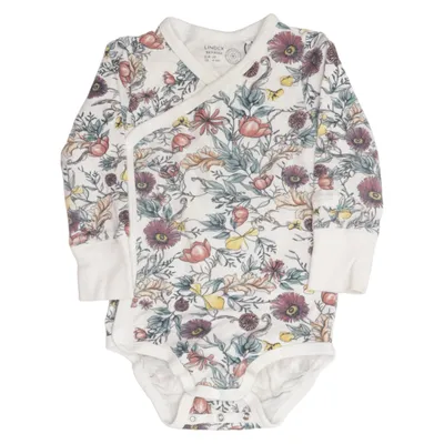 Body (Vit, Flerfärgad) från Lindex Newborn Bomull, Elastan