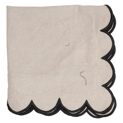 Housse de coussin (Beige, Noir) de H&M Home Coton, Lin