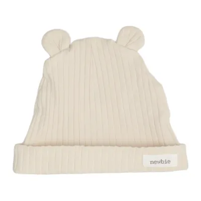 Beaniemössa (Beige) från Newbie by KappAhl Bomull, Elastan