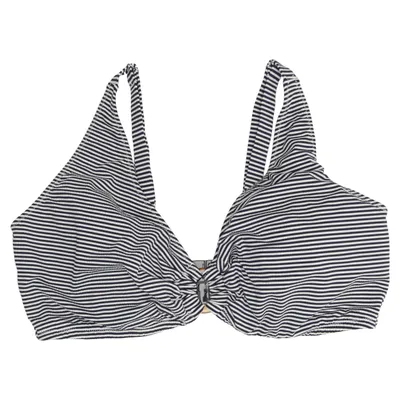 Bikiniöverdel (Svart, Vit) från Swim by Zizzi Elastan, Polyamid, Polyester