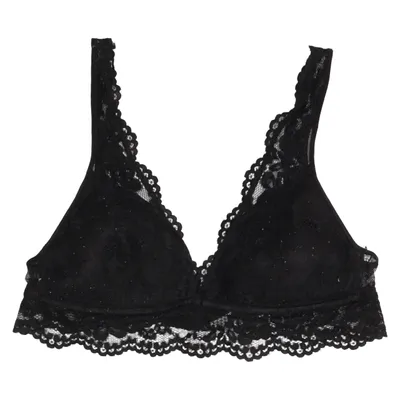 Bralette (Zwart) van Gina Tricot Lingerie Elastaan, Polyamide