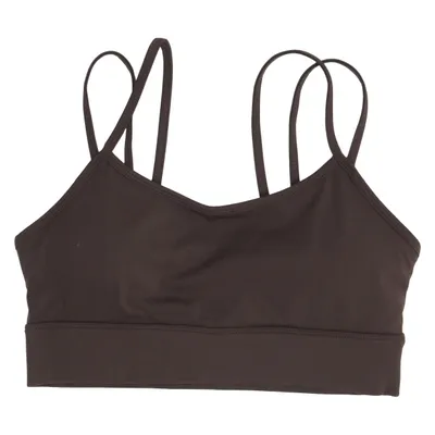 Sports bra (Brown) from Adanola Elastane, Polyamide, Polyester