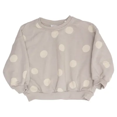 Sweatshirt (Gray, Beige) from Zara Cotton, Polyester