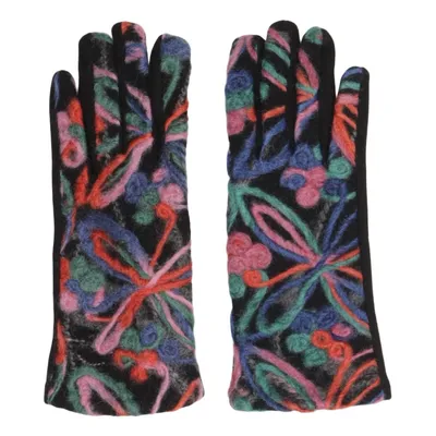Gants (Noir, Multicolore)