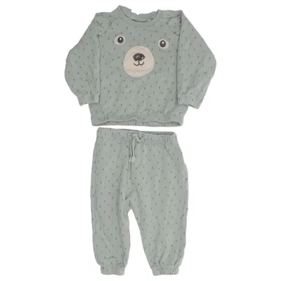 Loungewear (Green) from ICA I Love Eco Elastane, Organic cotton