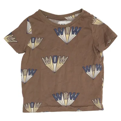 T-shirt (Brun, Flerfarvet) fra D.M.D by Denim Day Bomuld