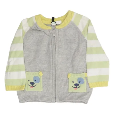 Kofta (Grå, Grön, Vit) från Benetton Baby Bomull, Polyamid
