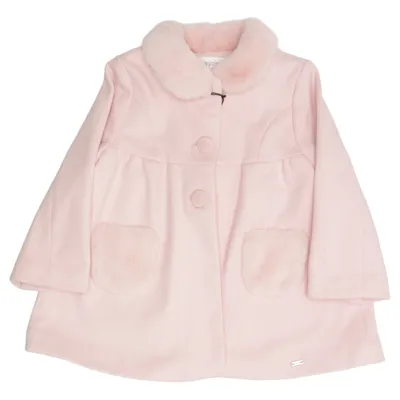 Coat (Pink) from Mayoral Newborn Polyester, Viscose