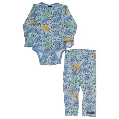 Set (Blue, Multicolored) from Villervalla Elastane, Organic cotton