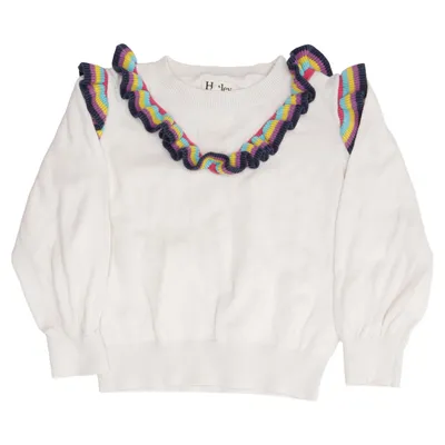 Sweater (Hvid, Flerfarvet) fra Hatley