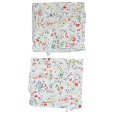Taie d'oreiller (Bleu, Multicolore) de Pip Studio Coton