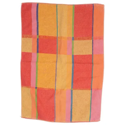 Handtuch (Gelb, Rot, Pink) von Marks Pelle Vävare Baumwolle