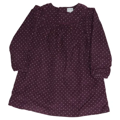 Robe (Violet) de Miniature Coton