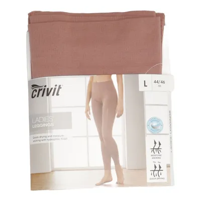 Sportleggings (Bruin) van Crivit Elastaan, Polyamide