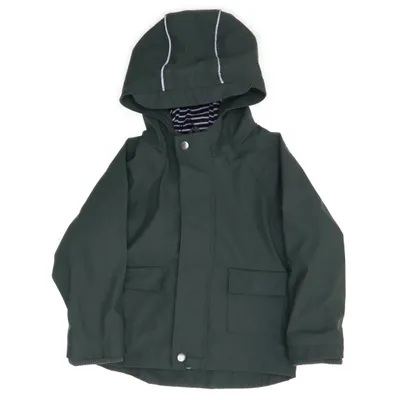 Regnjacka (Grön) från Topomini Bomull, Polyester, Polyuretan
