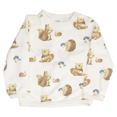 Sweatshirt (Hvid, Flerfarvet) fra Baby C&A Bomuld