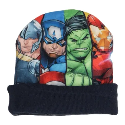 Bonnet (Bleu, Multicolore) de Marvel Avengers Acrylique