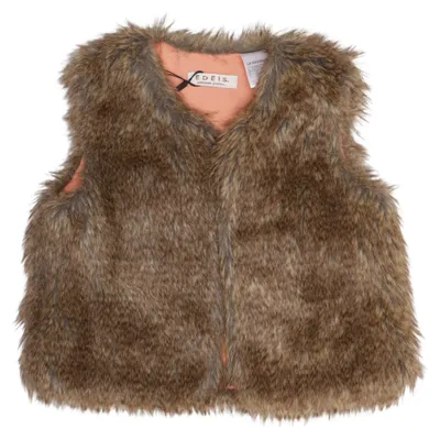 Ytterväst (Brun) från Edeis La Redoute Akryl, Bomull, Polyester
