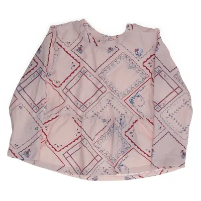 Blus (Rosa, Flerfärgad) från Livly Bomull, Elastan