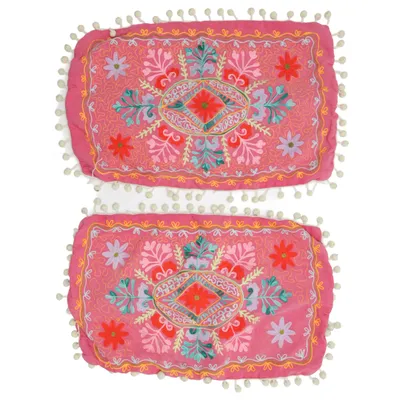 Housse de coussin (Couss. Roulotte) de Maisons du Monde Coton