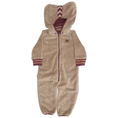 Onesie (Beige, Purple) from Hummel Cotton, Polyester