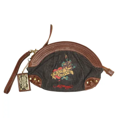 Clutch (Zwart, Bruin, Meerkleurig) van Ed Hardy