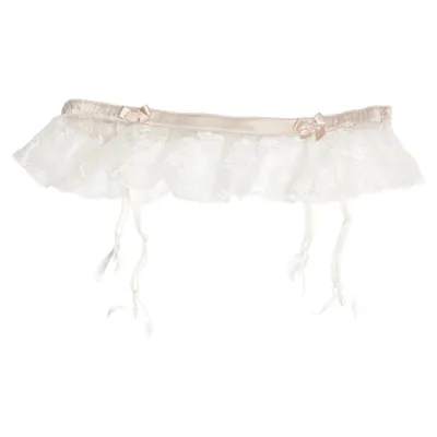 Strumpebandshållare (Vit, Rosa)