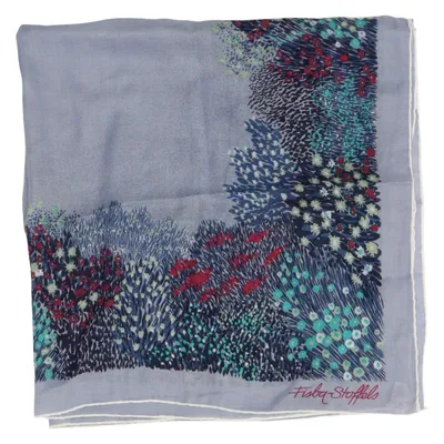 Halsdoek (Blauw, Meerkleurig) van Fisba Stoffels Katoen