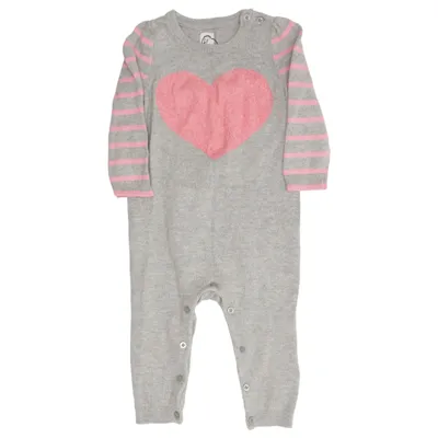 Barboteuse (Gris, Rose) de BabyGap Coton