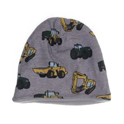 Beaniemössa (Grå, Flerfärgad) från Lindex Bomull, Elastan, Polyester