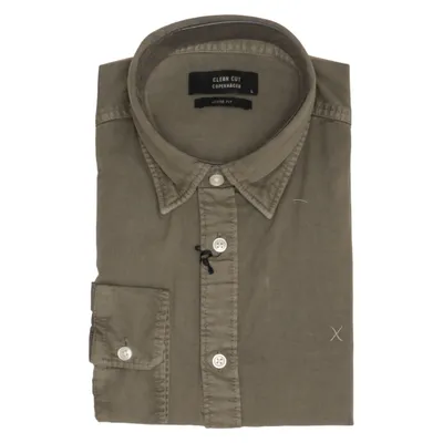 Skjorte (Titus shirt LS) fra Clean Cut Copenhagen Bomuld, Tencel