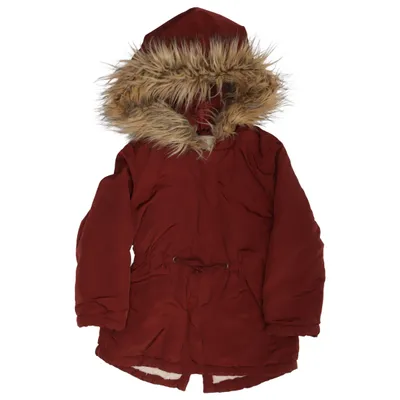 Winter jacket (Red) from Copper key Acrylic, Polyamide, Polyester