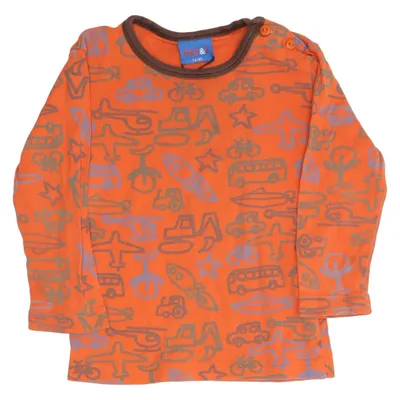 Lange mouwen shirt (Oranje, Meerkleurig) van Me&i Katoen
