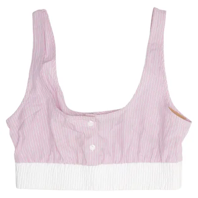 Sport-bh (Roze, Wit) van Zara Katoen