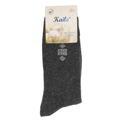 Knit socks (Gray) from Aile Cashmere, Elastane, Polyamide, Viscose, Wool