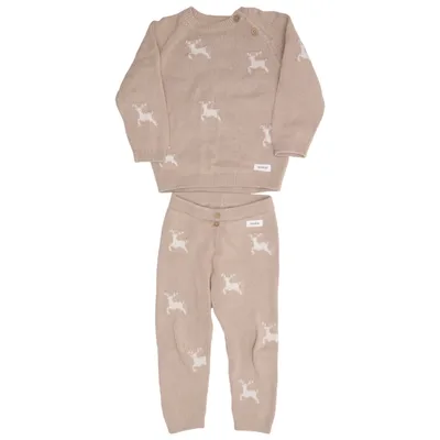 Set (Beige, Vit) från Newbie by KappAhl Bomull