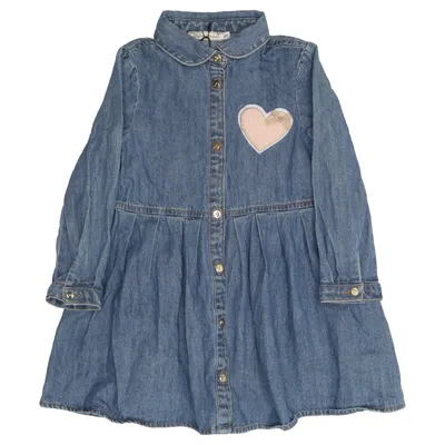 Denim jurk (Blauw) van Original Marines Katoen