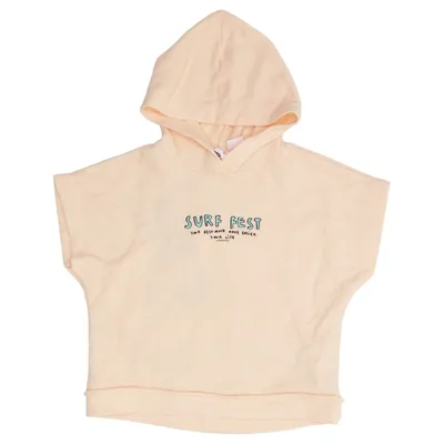 Sweat à manches courtes (Rose) de Zara Coton, Polyester