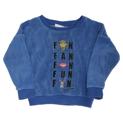 Sweatshirt (Blue) from Gardner and the Gang Cotton, Polyester