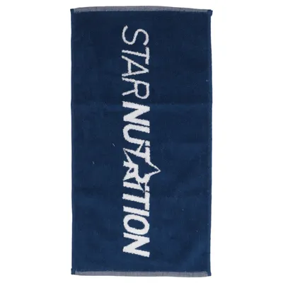 Towel (Blue, White) from Star Nutrition Cotton