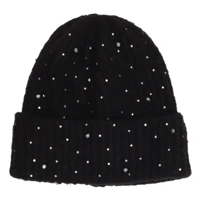 Bonnet (Noir) de Zara Accessories Acrylique, Élasthane, Polyamide